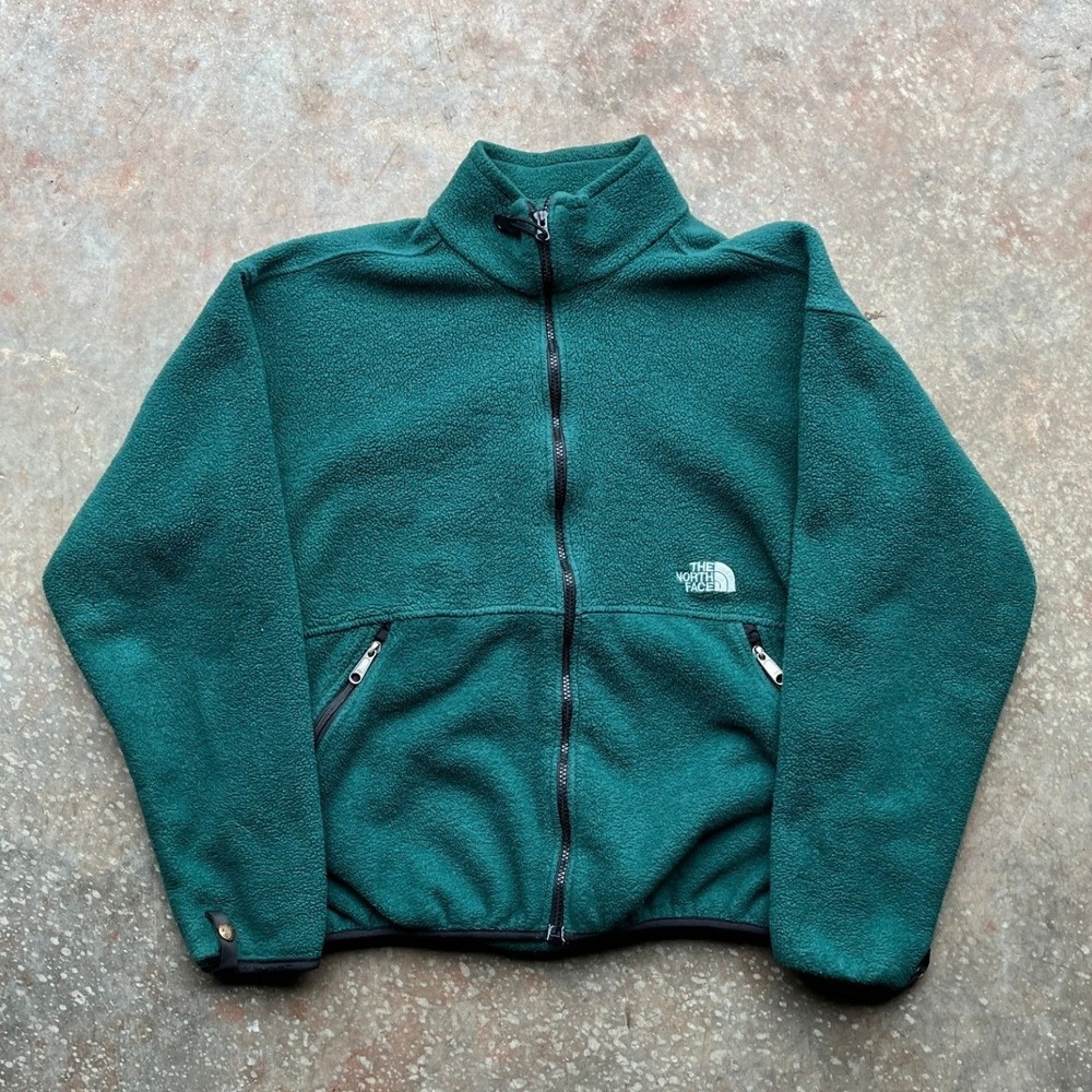The North Face Green Full-Zip Fleece Performance Jacket